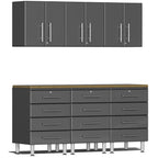 Ulti-MATE Garage 2.0 Series Grey Metallic 7-Piece Kit