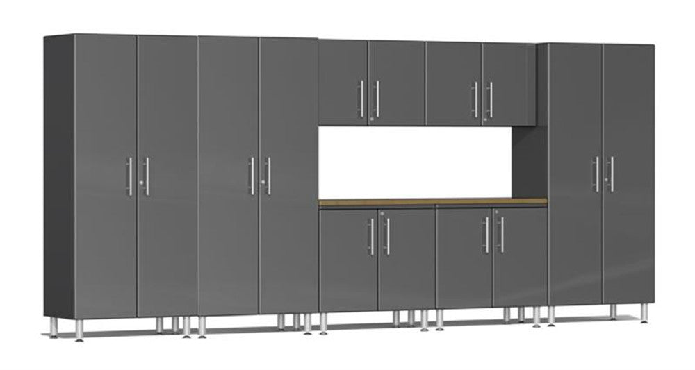 Ulti-MATE Garage 2.0 Series Grey Metallic 8-Piece Combo