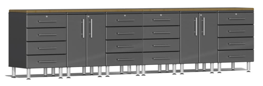 Ulti-MATE Garage 2.0 Series Grey Metallic 8-Piece