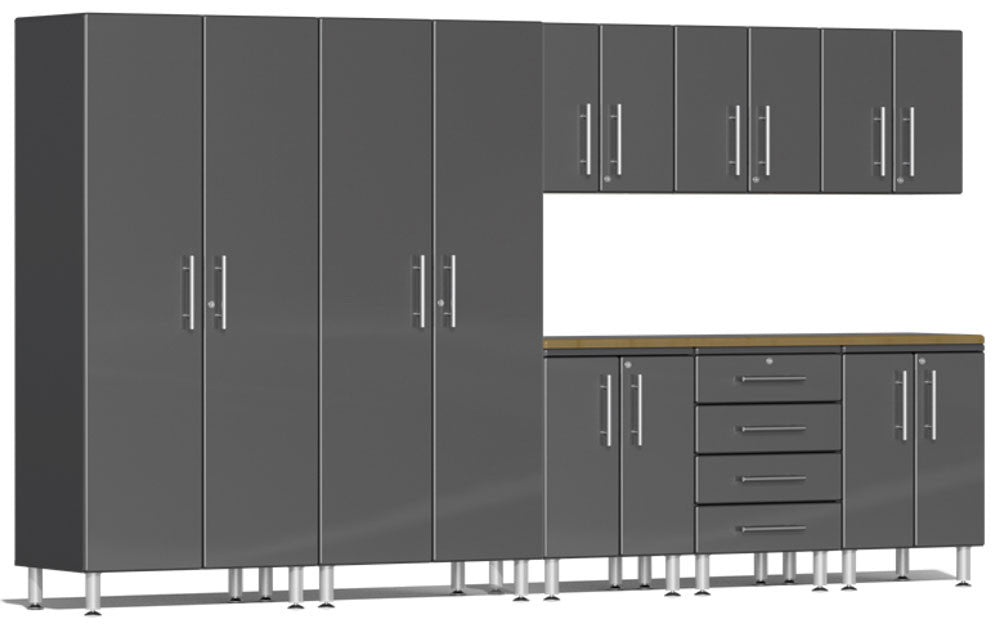 Ulti-MATE Garage 2.0 Series Grey Metallic 9-Piece Set