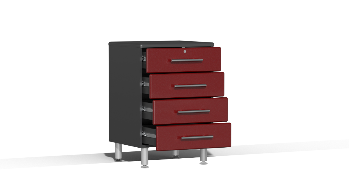 Ulti-MATE Garage 2.0 Series Red 10-Piece Set with Dual