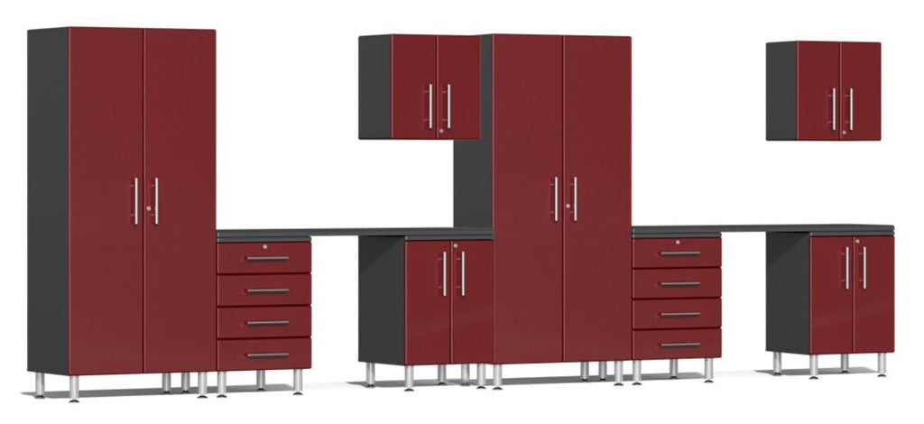Ulti-MATE Garage 2.0 Series Red 10-Piece Set with Dual
