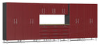 Ulti-MATE Garage 2.0 Series Red 11-Piece Set - UG25112R