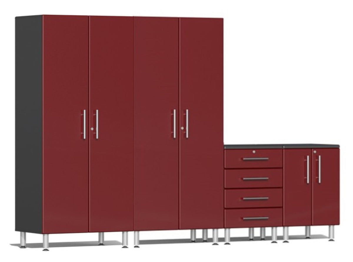 Ulti-MATE Garage 2.0 Series Red 4-Piece Set - UG26040R