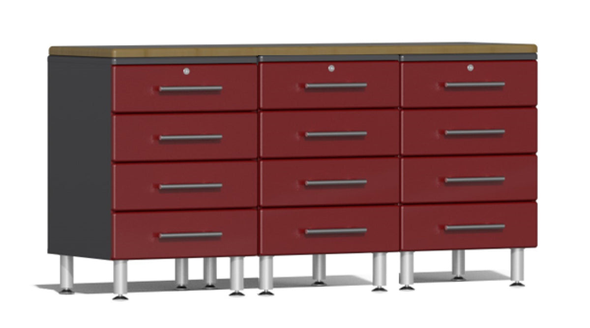 Ulti-MATE Garage 2.0 Series Red 4-Piece Workstation Kit