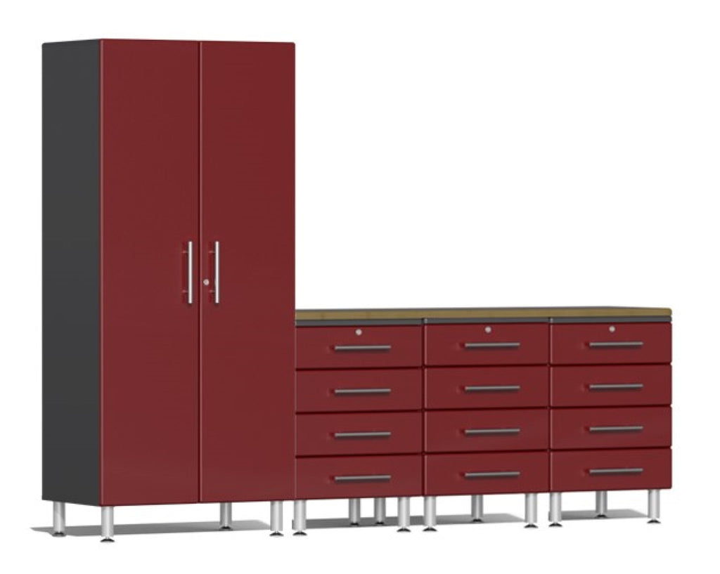 Ulti-MATE Garage 2.0 Series Red 5-Piece Set - UG20052R