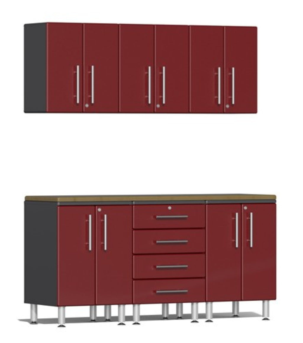Ulti-MATE Garage 2.0 Series Red 7-Piece Workstation Set