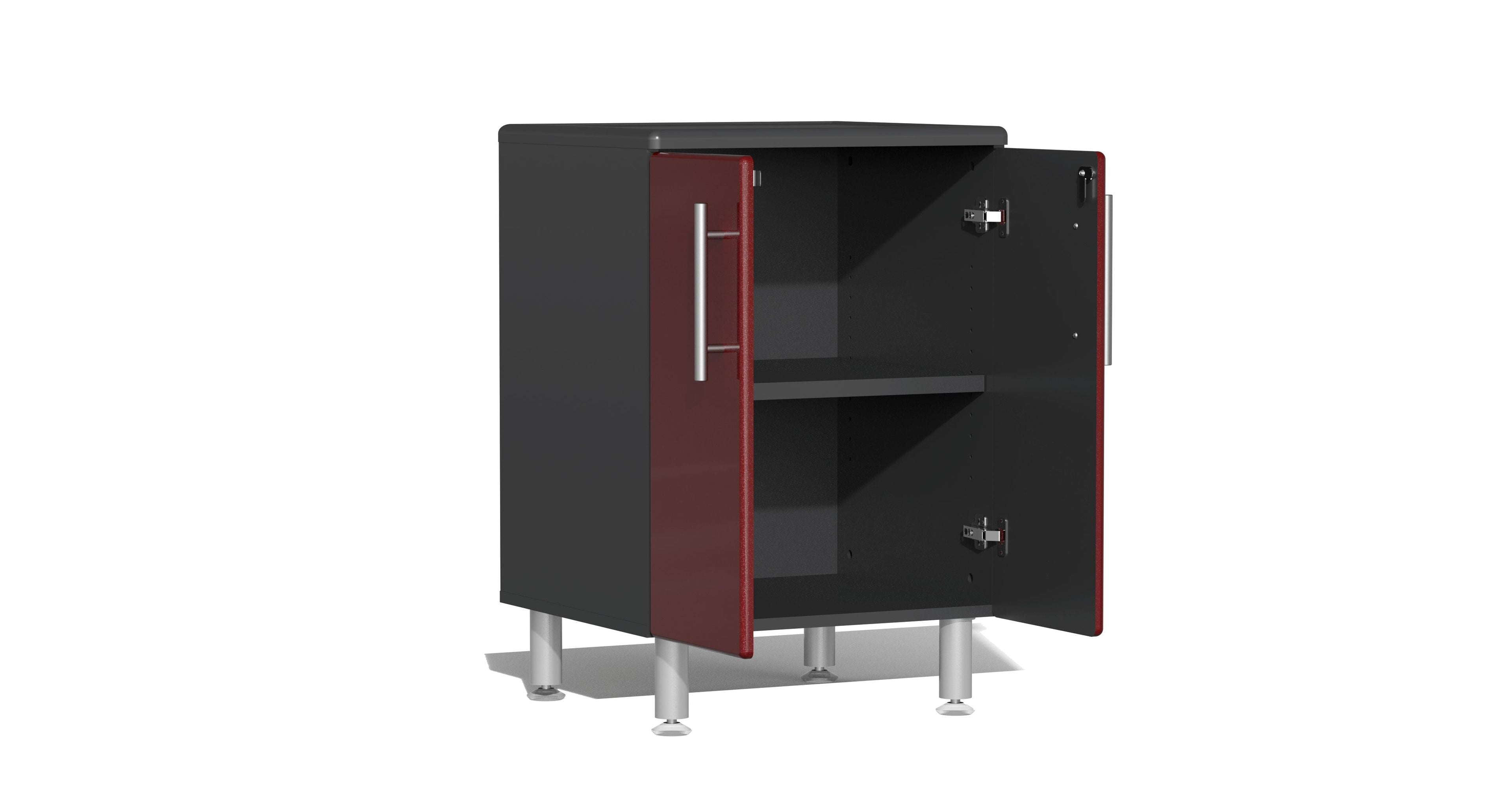 Ulti-MATE Garage 2.0 Series Red 9-Piece Kit with Worktop