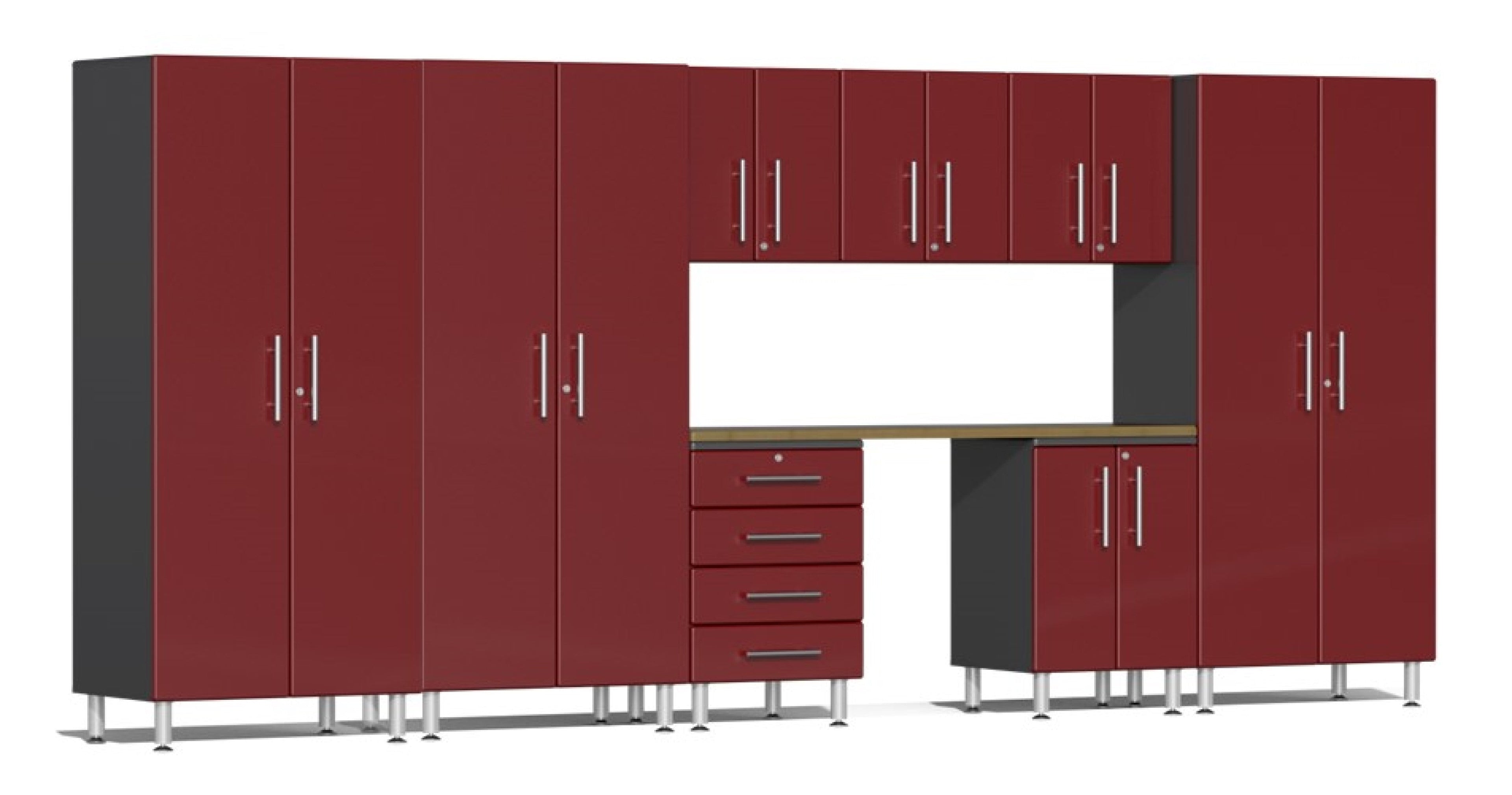 Ulti-MATE Garage 2.0 Series Red 9-Piece Set - UG26092R