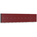 Ulti-MATE Garage 2.0 Series Red Metallic 10-Piece Tall