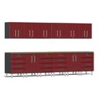 Ulti-MATE Garage 2.0 Series Red Metallic 14-Piece Set