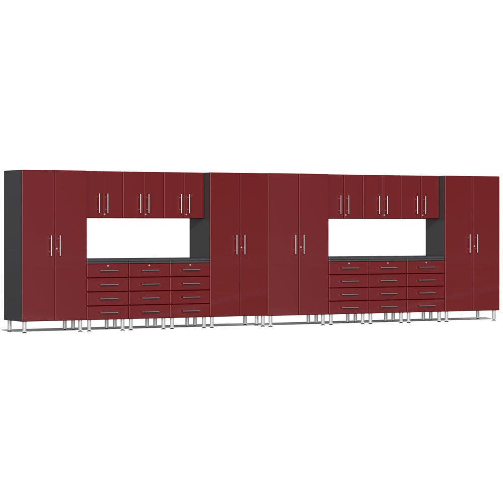 ULTI-MATE Garage 2.0 Series Red Metallic 18 - Piece Set