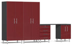 Ulti-MATE Garage 2.0 Series Red Metallic 5 Piece Kit
