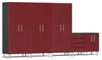 Ulti-MATE Garage 2.0 Series Red Metallic 5-Piece Set