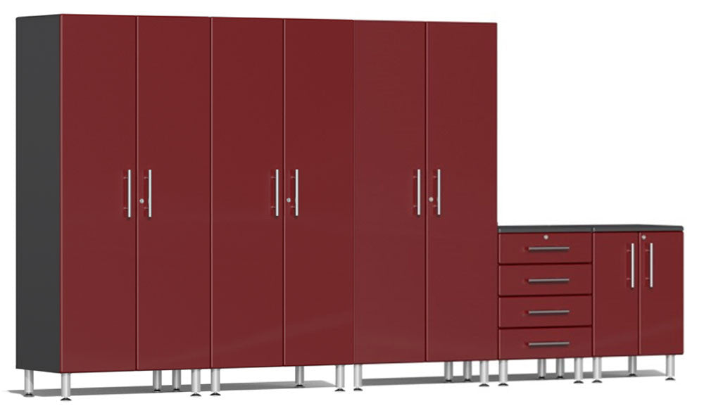 Ulti-MATE Garage 2.0 Series Red Metallic 5-Piece Set