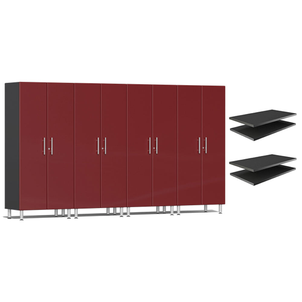 Ulti-MATE Garage 2.0 Series Red Metallic 6-Piece Cabinet