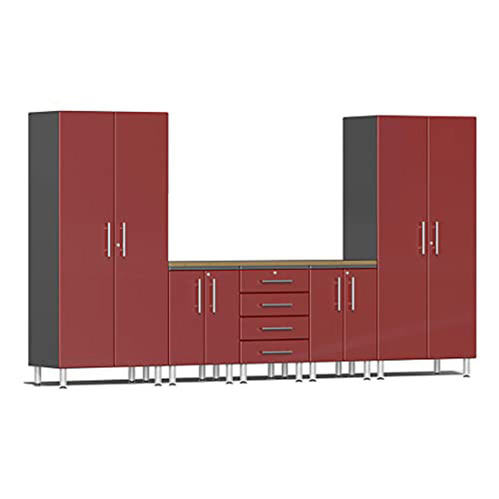 Ulti-MATE Garage 2.0 Series Red Metallic 6-Piece Kit