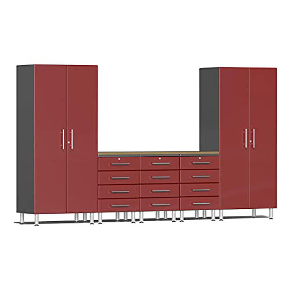 Ulti-MATE Garage 2.0 Series Red Metallic 6-Piece Kit