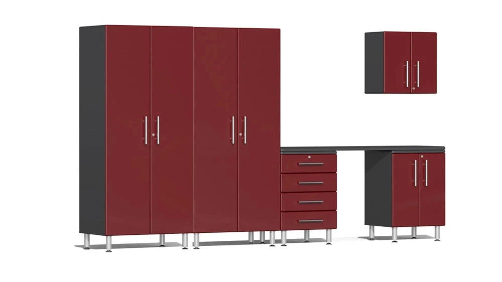 Ulti-MATE Garage 2.0 Series Red Metallic 6 Piece Kit