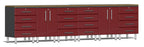 Ulti-MATE Garage 2.0 Series Red Metallic 8-Piece