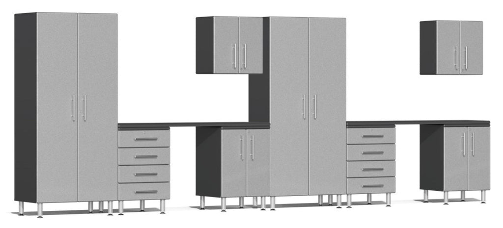 Ulti-MATE Garage 2.0 Series Silver 10-Piece Set with Dual
