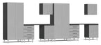 Ulti-MATE Garage 2.0 Series Silver 10-Piece Set with Dual