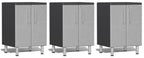 Ulti-MATE Garage 2.0 Series Silver 3-Piece Door Base