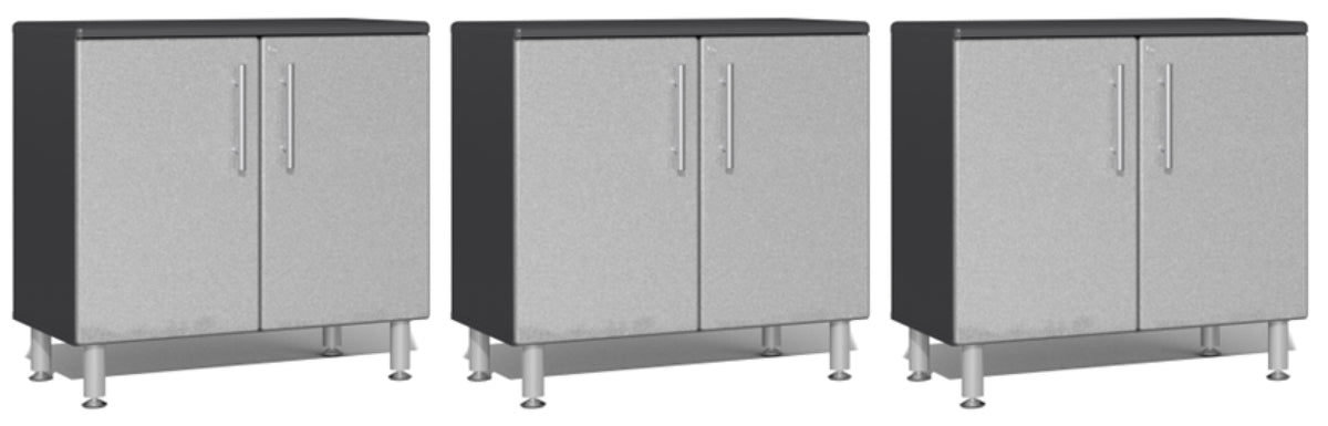 Ulti-MATE Garage 2.0 Series Silver 3-Piece Jumbo Base