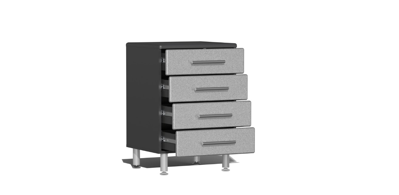 Ulti-MATE Garage 2.0 Series Silver 4-Piece Workstation Kit