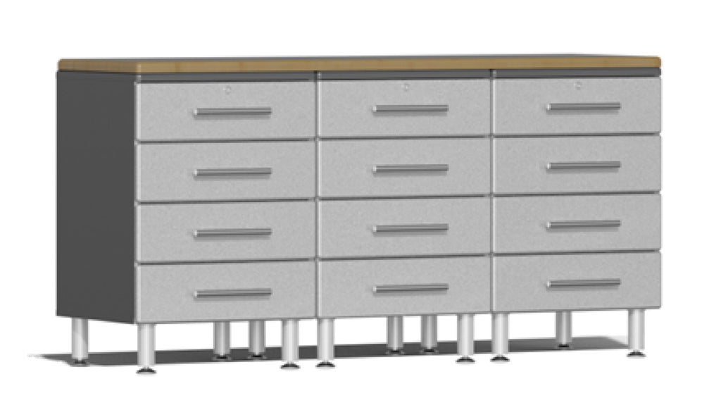 Ulti-MATE Garage 2.0 Series Silver 4-Piece Workstation Kit