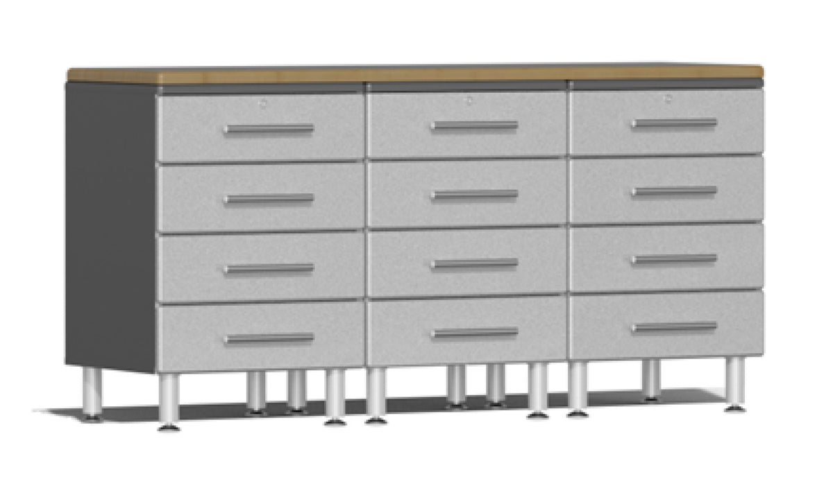 Ulti-MATE Garage 2.0 Series Silver 4-Piece Workstation Kit
