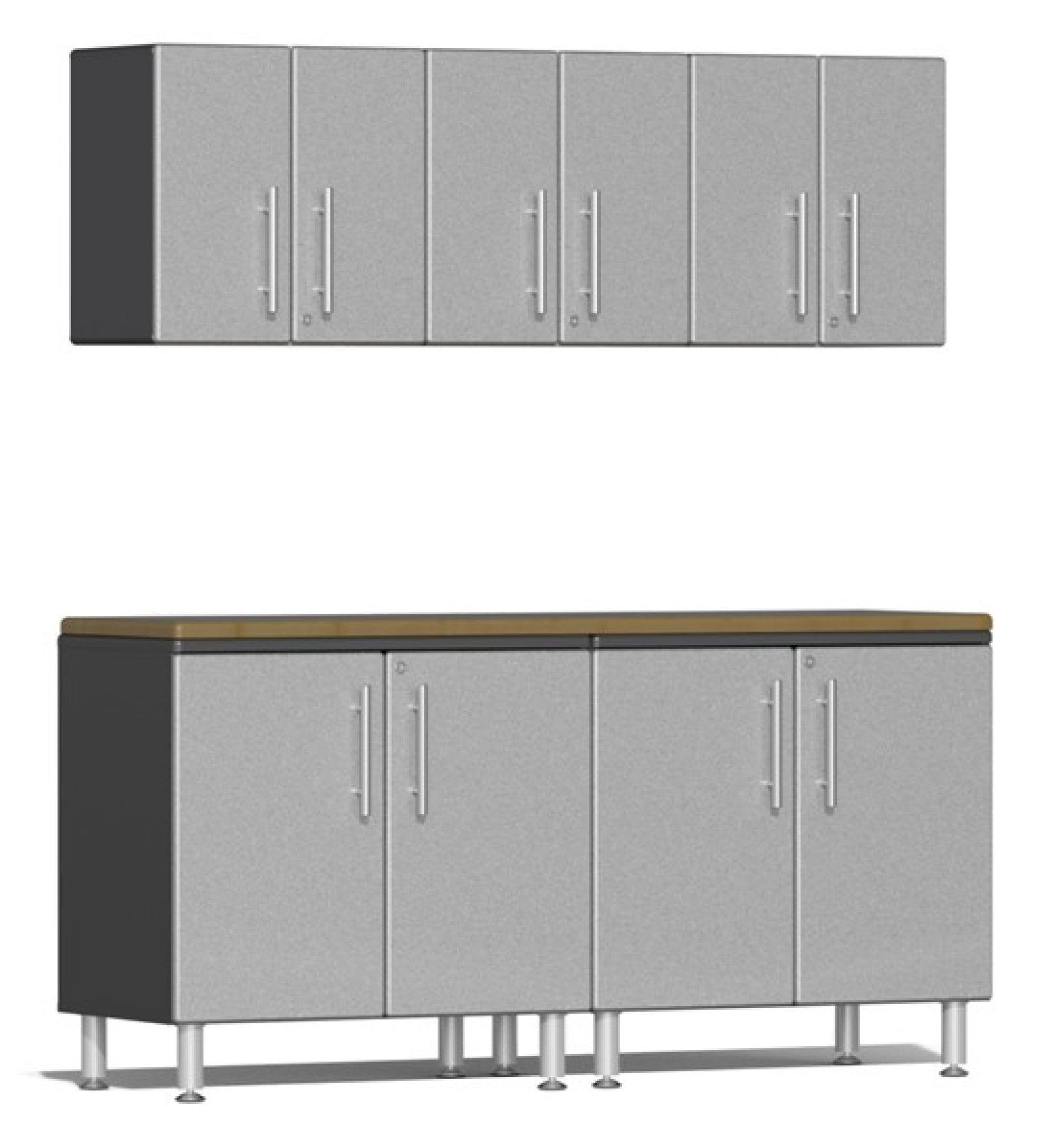 Ulti-MATE Garage 2.0 Series Silver 6-Piece Workstation Kit