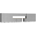 ULTI-MATE GARAGE 2.0 SERIES SILVER METALLIC 19-PIECE