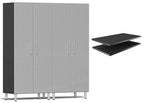 Ulti-MATE Garage 2.0 Series Silver Metallic 3-Piece Cabinet