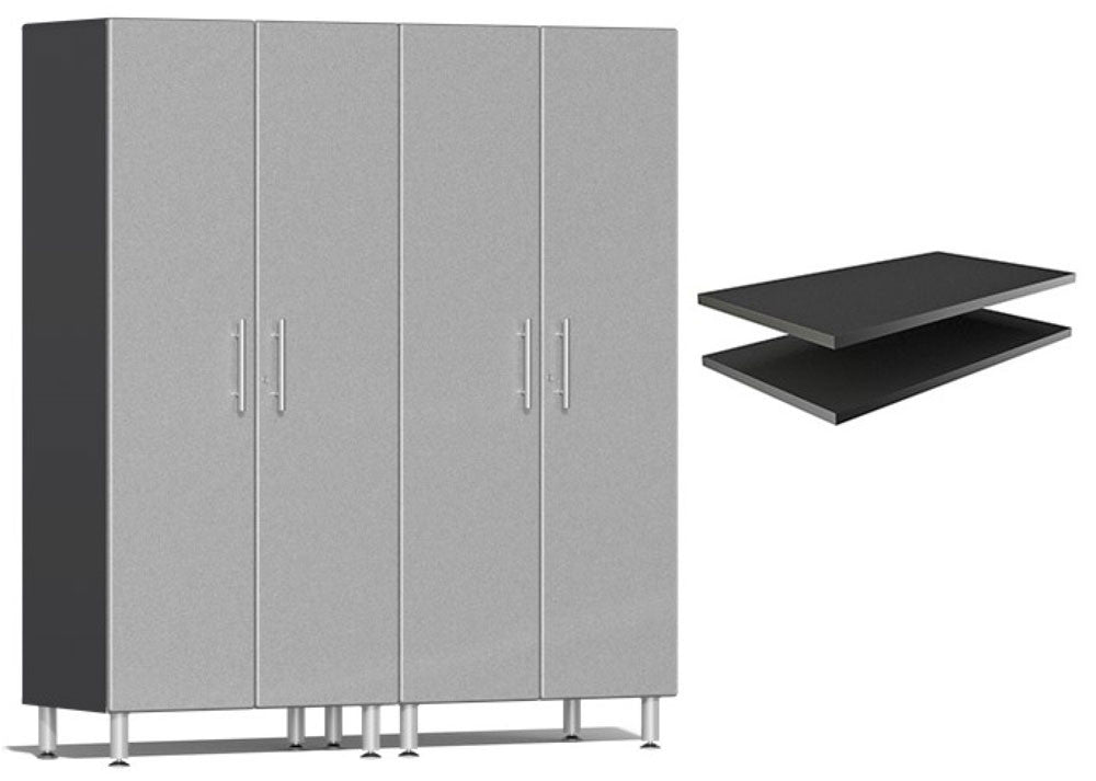 Ulti-MATE Garage 2.0 Series Silver Metallic 3-Piece Cabinet