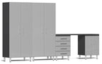 Ulti-MATE Garage 2.0 Series Silver Metallic 5 Piece Kit