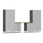 Ulti-MATE Garage 2.0 Series Silver Metallic 5-Piece Kit