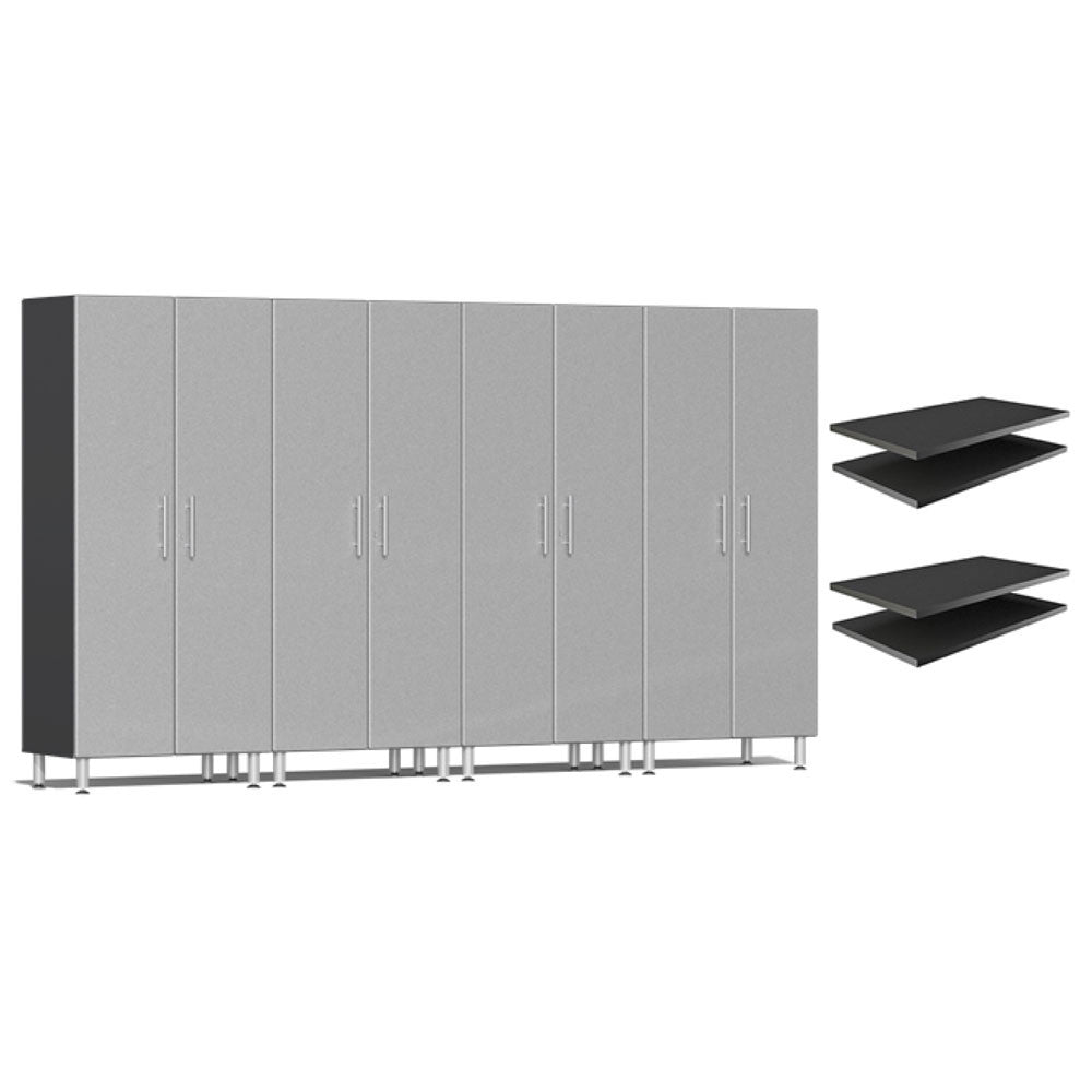 Ulti-MATE Garage 2.0 Series Silver Metallic 6-Piece Cabinet