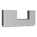 Ulti-MATE Garage 2.0 Series Silver Metallic 6-Piece Combo
