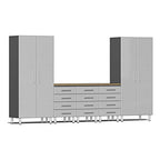 Ulti-MATE Garage 2.0 Series Silver Metallic 6-Piece Kit