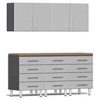 Ulti-MATE Garage 2.0 Series Silver Metallic 6-Piece Kit
