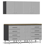 Ulti-MATE Garage 2.0 Series Silver Metallic 6-Piece