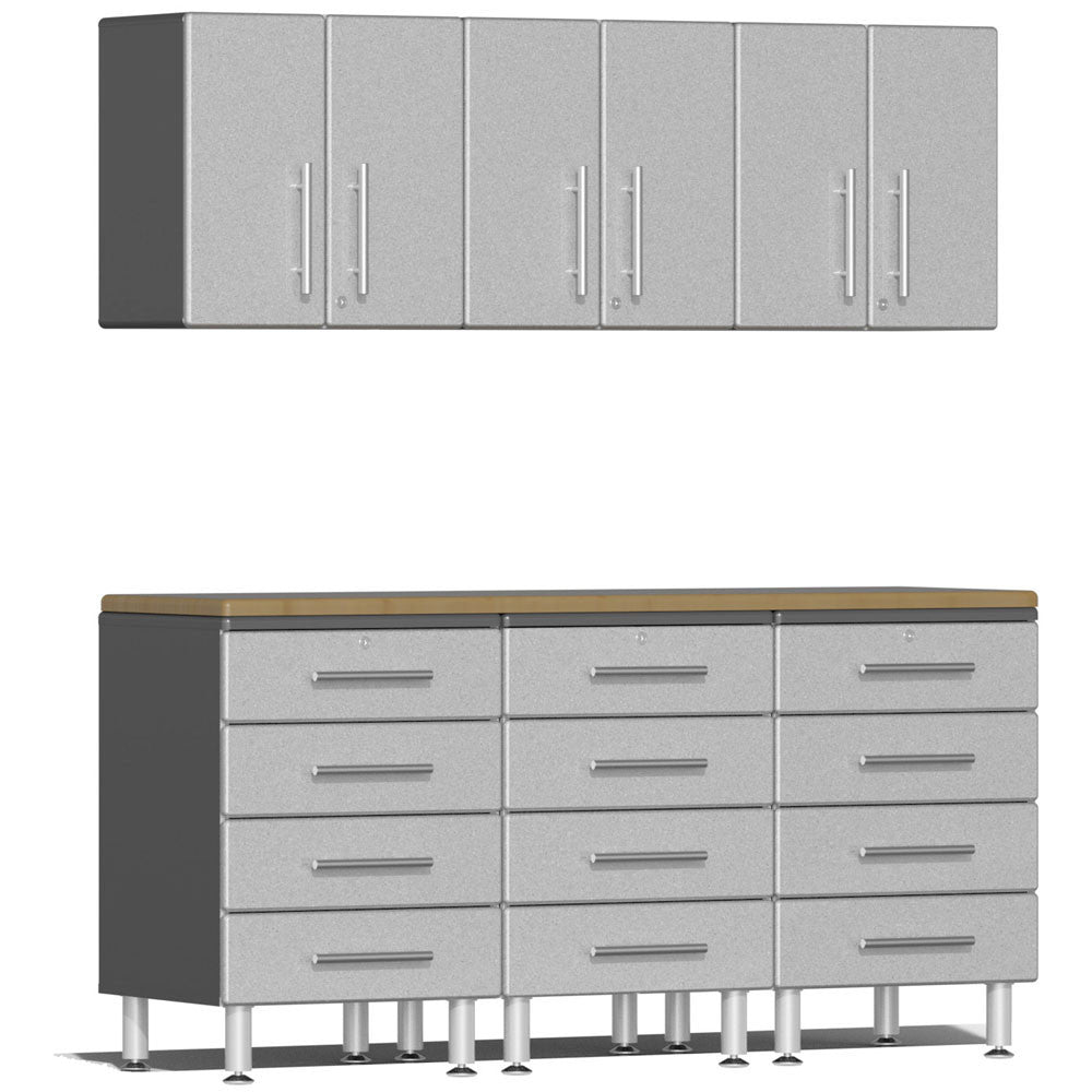 Ulti-MATE Garage 2.0 Series Silver Metallic 7-Piece Kit