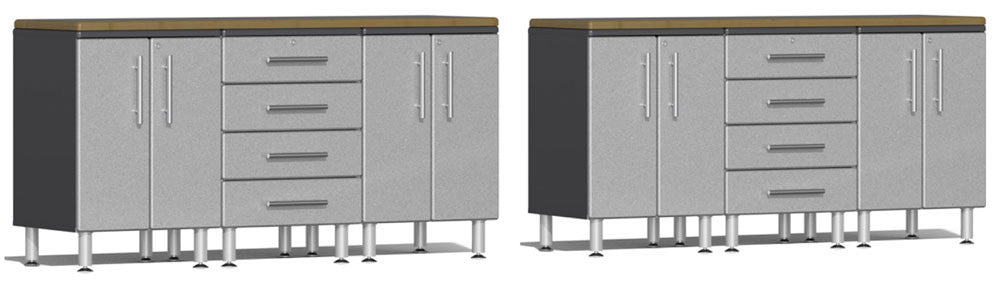 Ulti-MATE Garage 2.0 Series Silver Metallic 8-Piece Dual