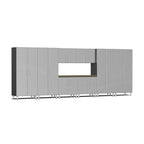 Ulti-MATE Garage 2.0 Series Silver Metallic 9-Piece Combo