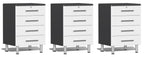 Ulti-MATE Garage 2.0 Series White 3-Piece Drawer Base