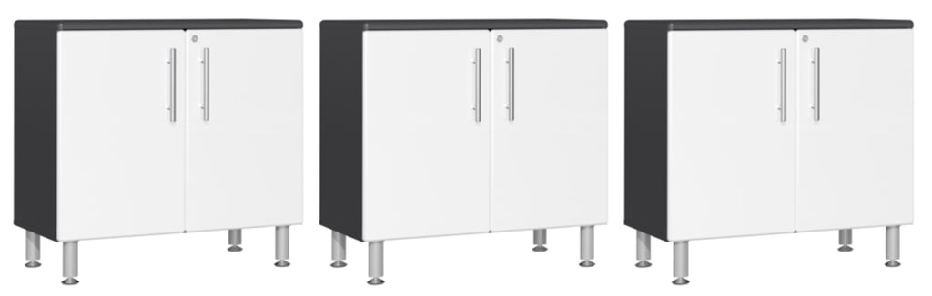Ulti-MATE Garage 2.0 Series White 3-Piece Jumbo Base