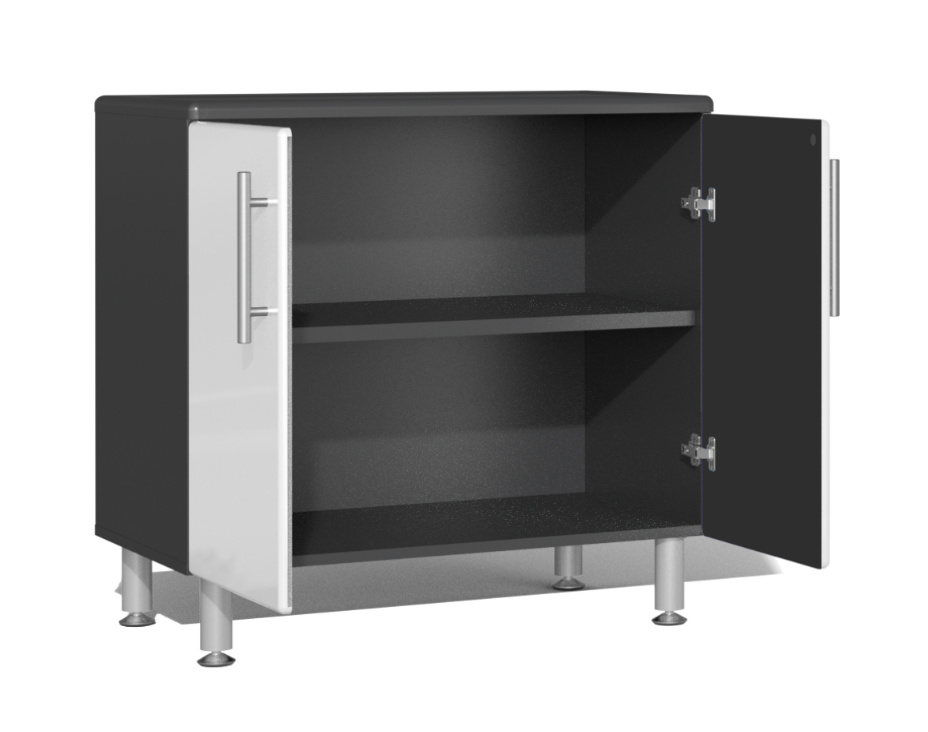 Ulti-MATE Garage 2.0 Series White 4-Piece Jumbo 2-Door Base