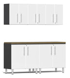 Ulti-MATE Garage 2.0 Series White 6-Piece Workstation Kit