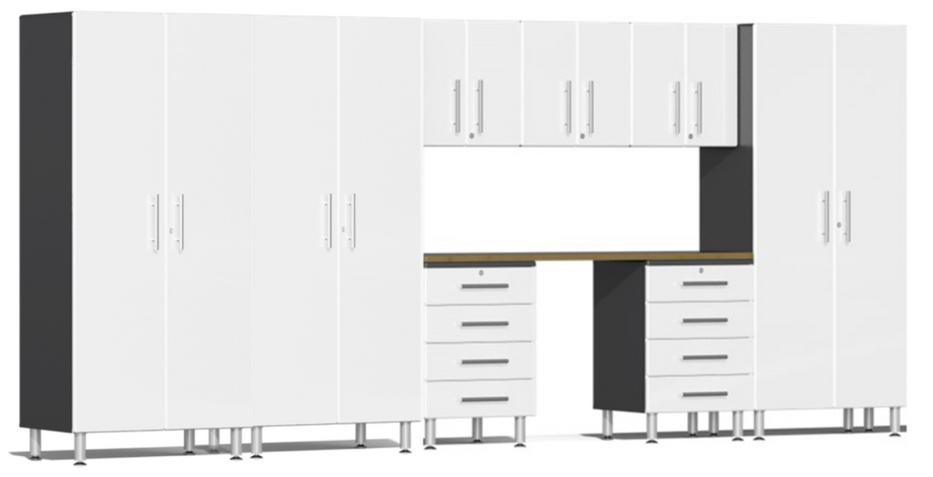 Ulti-MATE Garage 2.0 Series White 9-Piece Set - UG27092W